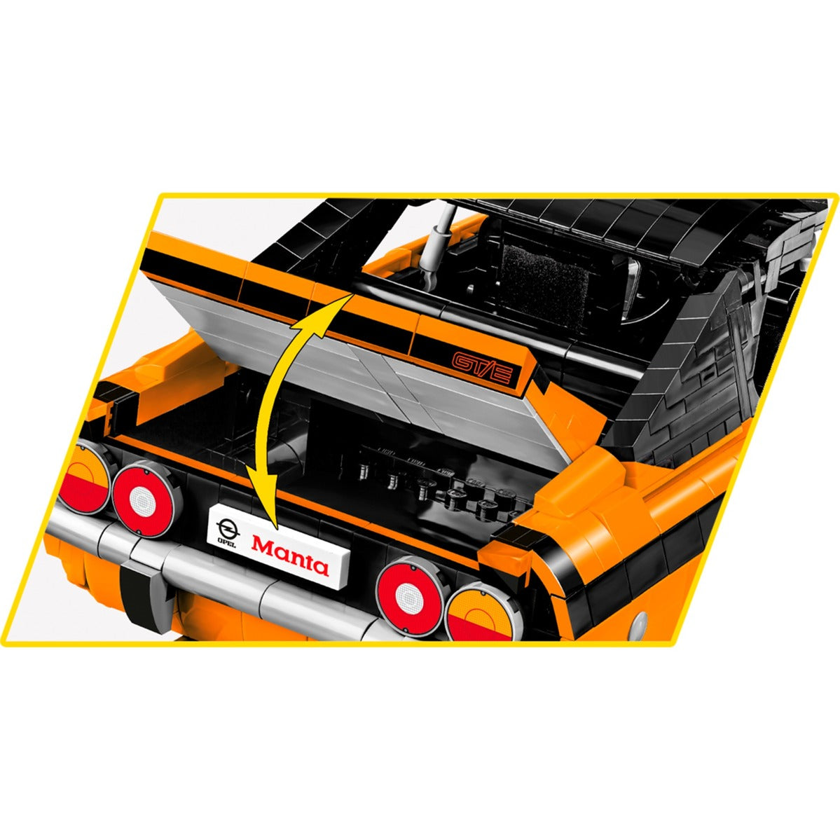 Cobi opel manta a gt e 1974 constructiespeelgoed (schaal 1:12)