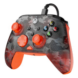 Turtle Beach Rematch Core Wired Controller (Schwarz Orange, Xbox Series X|S, Xbox One, PC)