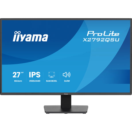 Iiyama Prolite x2792qsu-b1 27 Monitor (schwarz, HDMI, Display Port, 2x USB-A, USB-B, 120 Hz)