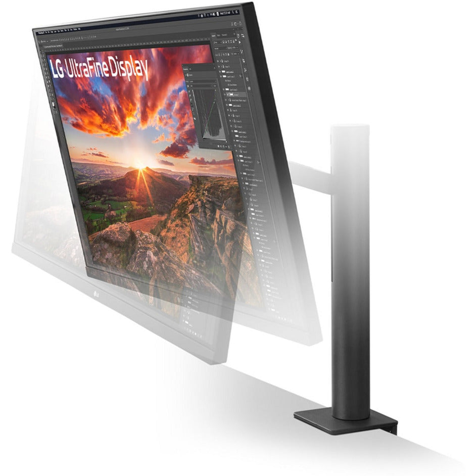 LG Ergo IPS-Monitor mit USB Typ-C 31,5 4K UHD (schwarz, 2x HDMI, 1x Display Port)