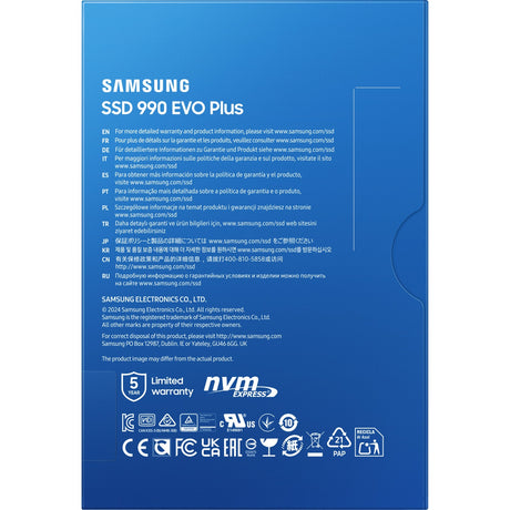Samsung mz-v9s2t0bw mz-v9s2t0 SSD, 2 TB, m.2, 7150 MB s