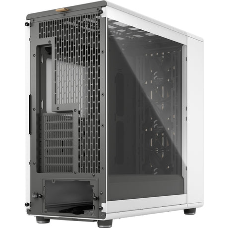 Fractal Design North XL Midi-Tower-Gehäuse (weiße Holzfarbe | 2x USB-A | 1x USB-C | gehärtetes Glas)