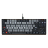 Cherry KC 500 MX LP TKL, Tastatur (schwarz, US-Layout, MX Low Profile 2.0 Ivory, 80 % (TKL), weiße LED, PBT-Tastenkappen)