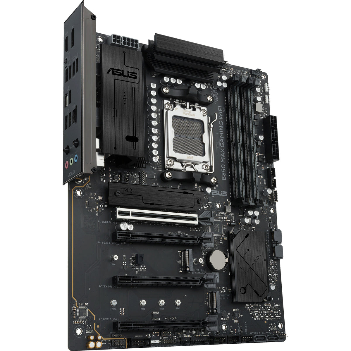 Asus b850 max gaming wifi socket am5 moederbord (raid, 2.5gb-lan, wi-fi 6e, bt, sound, atx)