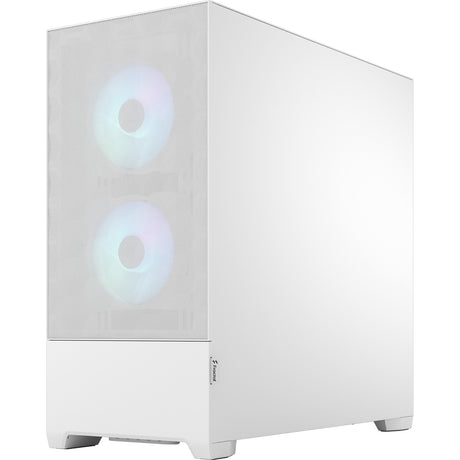 Fractal Design Pop Air RGB Midi-Tower-Gehäuse (weiß | 2x USB-A | RGB | gehärtetes Glas)