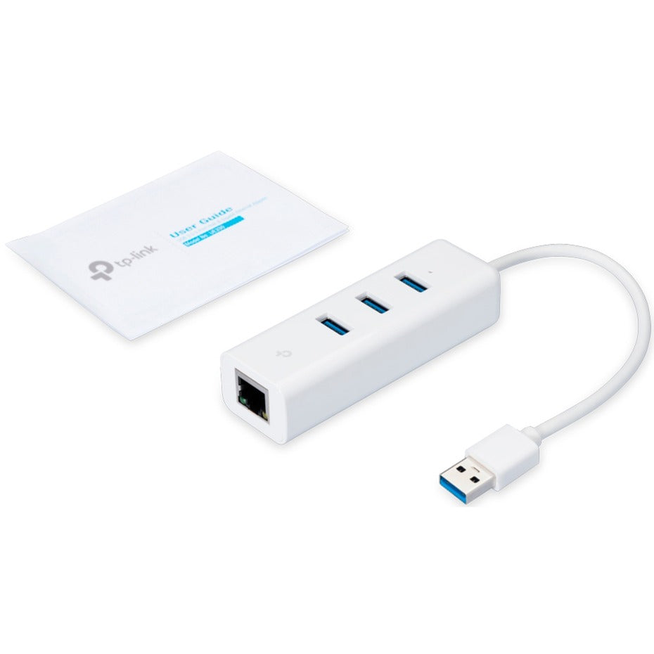 TP-Link USB 3.0 3 Poort Hub Gigabit Ethernet-Adapter 2 i