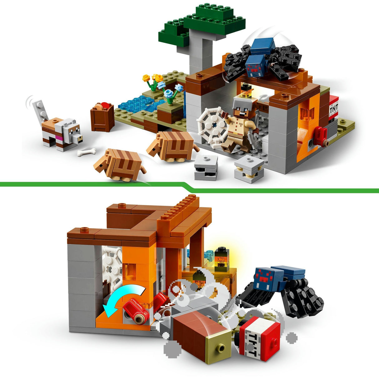 Lego Minecraft 21269 Die Gürteltiere in der Mine