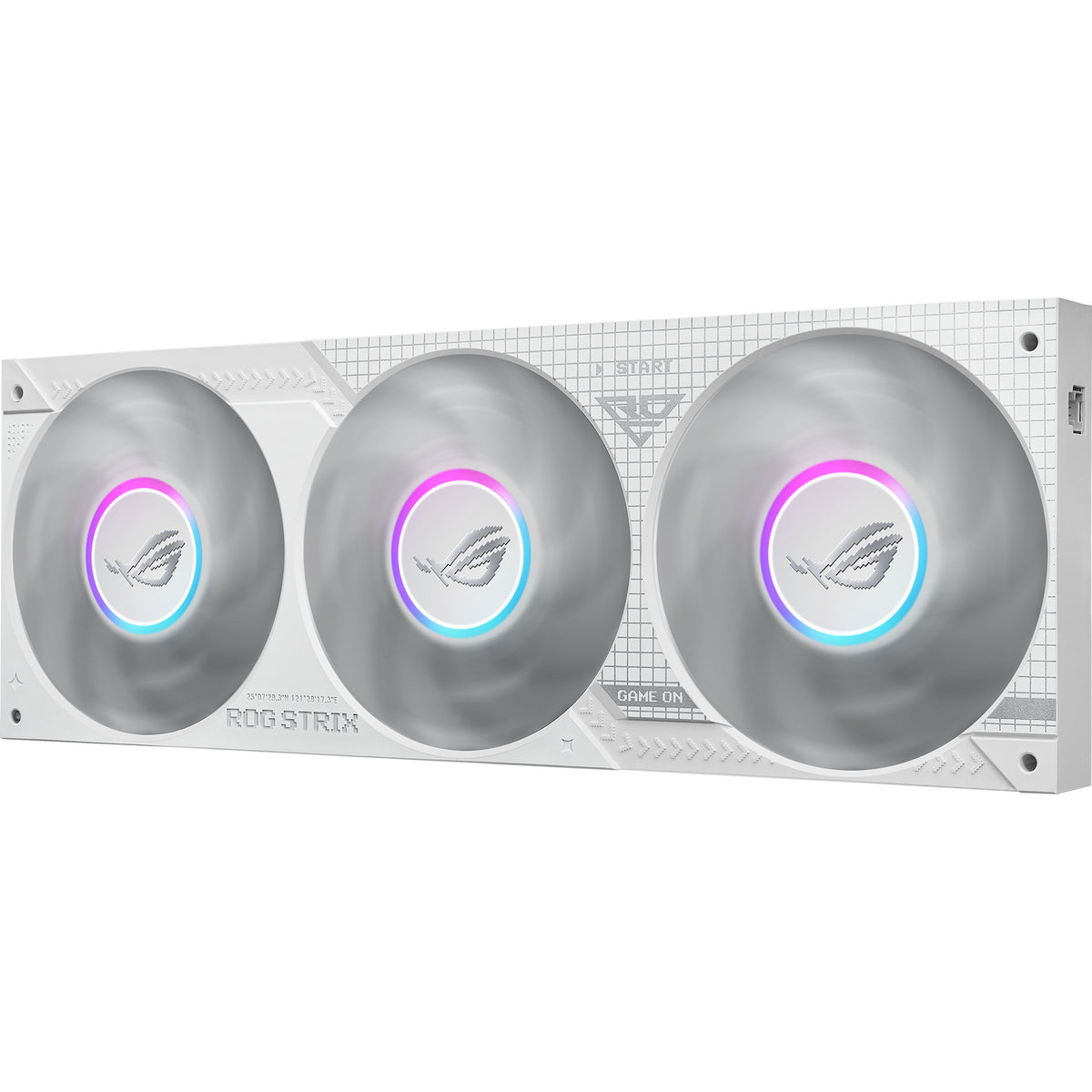 Asus rog strix slc iv 360 argb lcd white edition waterkoeling (wit)