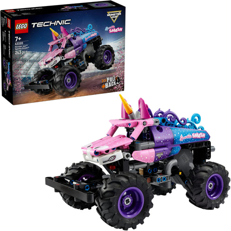 Lego Technic 42220 Monster Jam Sparkle Smash Zurückziehen