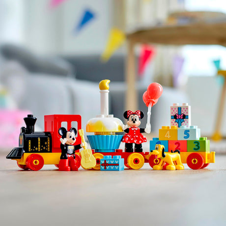 Lego Duplo Disney Mickey Minnie Geburtstagszug, baubares Spielzeug für Kleinkinder 10941