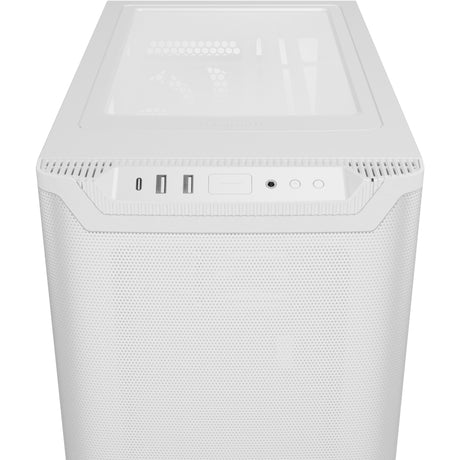 Ruhig sein! Pure Base 501 Airflow Midi-Tower-Gehäuse (weiß | 2x USB-A | 1x USB-C)