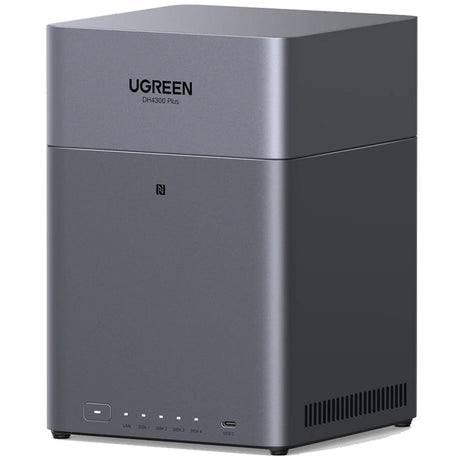 Ugreen nasync dh4300 plus (grau, 1x 2,5GBE, HDMI, USB-C)