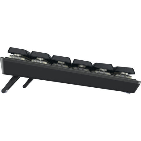 Cherry KW 550 MX LP, Tastatur (Schwarz, US-Layout, MX Low Profile 2.0 Elfenbein, 96 %, weiße LED, PBT-Tastenkappen)