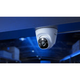 Reolink RP-PCT8M, intelligente 4K 8MP POE-Überwachungskamera mit IR-Farbnachtsicht (weiß)