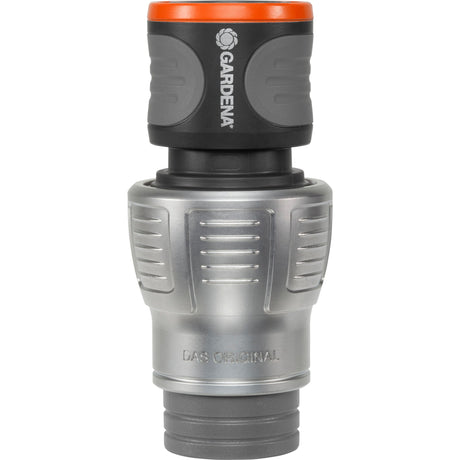 Gardena Premium-Schlauchverbinder 19 mm (3 4) (grau silber, 18256-50)