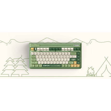 Iqunix OG80 Camping Wireless mechanischer Tastatur