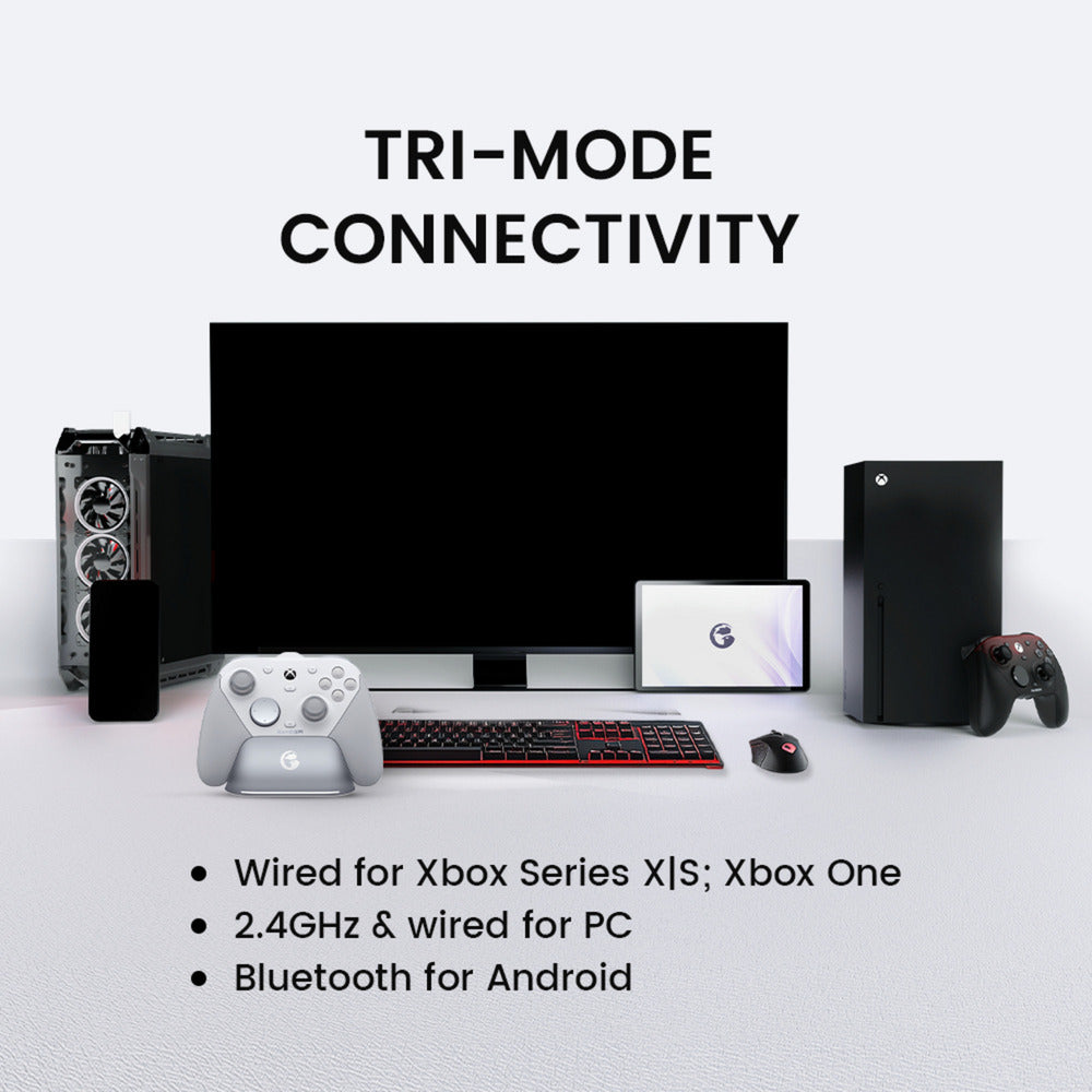 Gamesir G7 Pro Tri-Mode – Shadow Ember Gamepad (schwarz dunkelrot, Xbox Series X|s, Xbox One, PC, Android, Steam)