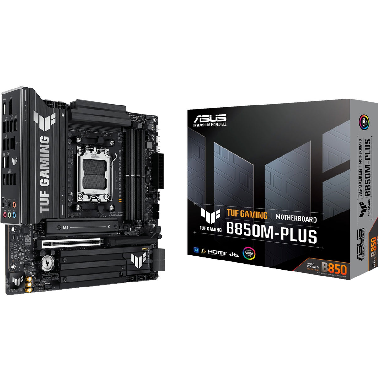 Asus TUF Gaming B850M-Plus Sockel AM5 Motherboard (2,5 GBE-LAN, Sound, µatx)
