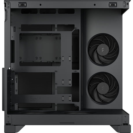 Fractal Design Pop 2 Vision Midi-Tower-Gehäuse (schwarz | 1x USB-A | 1x USB-C | gehärtetes Glas)