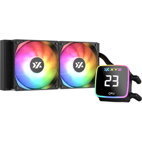Xyz PC Gear Aquapulse AIO 240 Wasserkühlung (schwarz, argb, pwm)