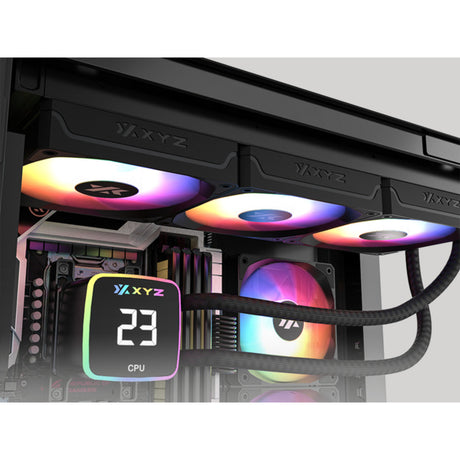 Xyz PC Gear Aquapulse AIO 360 Wasserkühlung (schwarz, argb, pwm)