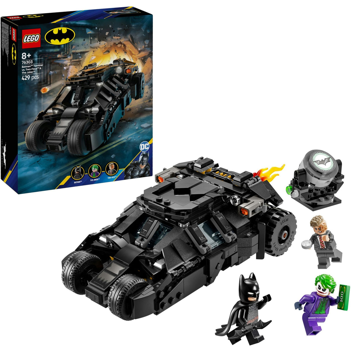 Lego DC 76303 Batman Tumbler vs. Two-Face und der Joker