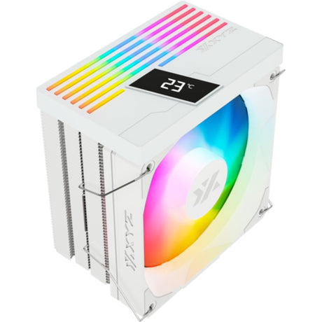 Xyz PC Gear Thermax 4 Pulsar A-RGB CPU-Kühler (Weiß, Arbb, Pwm)