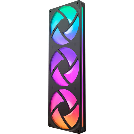Nzxt f360 RGB Core Gehäuselüfter (schwarz, 3 Stück, 360 x 120 x 26 mm)