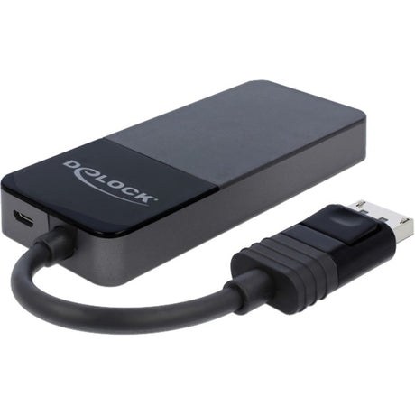 Delock Displayport 1,4 in > 3x Displayport out Displayport Splitter (schwarz, 0,12 Meter)