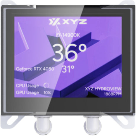 Xyz PC Gear Hydroview AIO 360 Wasserkühlung (weiß, argb, pwm)