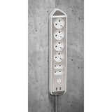 Brennenstuhl Brennenstuhl Estilo Hoekstopcontact 4-fach mit USB-Ladefunktion