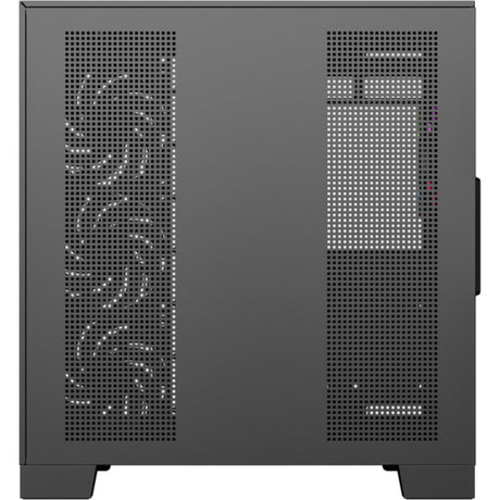 Xyz PC Gear Tesseract A-RGB Midi-Tower-Gehäuse (Schwarz | 2x USB-A | 1x USB-C | RGB | Gehärtetes Glas)
