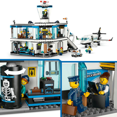 Lego City – Flughafen mit Flugzeugbauspielzeug (60502)