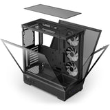 Nzxt s5 rgb midi tower behuizing (zwart | 2x usb-a | 1x usb-c | rgb | tempered glass)