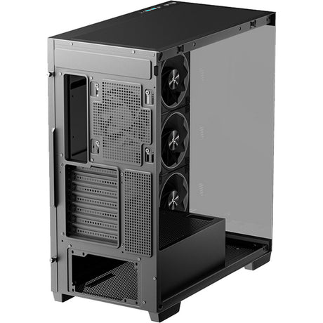 Deepcool CG580 4f v2 Midi-Tower-Gehäuse (schwarz | 2x USB-A | 1x USB-C | RGB | gehärtetes Glas)