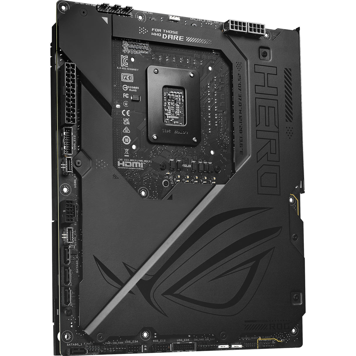 Asus rog maximus z890 hero btf socket 1851 moederbord (zwart, raid, 5 gb-lan, wi-fi 7, bt, sound, atx)