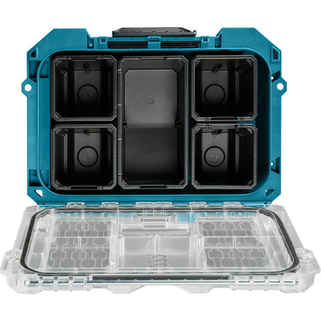 Makita Maktrak Organizer Compact P-91067 Werkzeugkasten (Blau Schwarz)