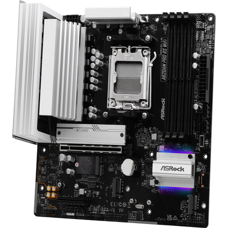 Asrock A620AM Pro RS WiFi Sockel AM5 Mainboard (RAID, 2,5 GB-LAN, WLAN, BT, Sound, µATX)