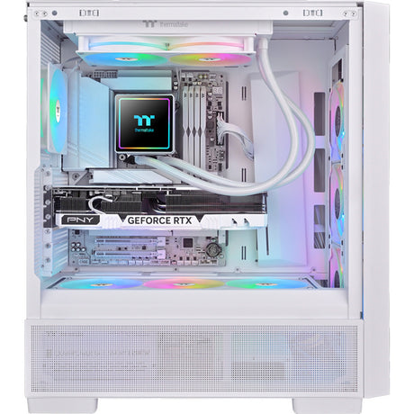 Thermaltake TH240-S V3 ARGB Sync AIO Flüssigkeitskühler – Snow Edition Wasserkühlung (weiß)