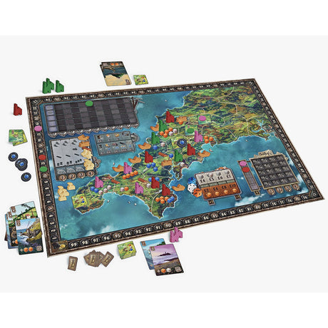 Asmodee tinner's trail bordspel (engels, 1 - 5 spelers, 90 minuten, vanaf 14 jaar)