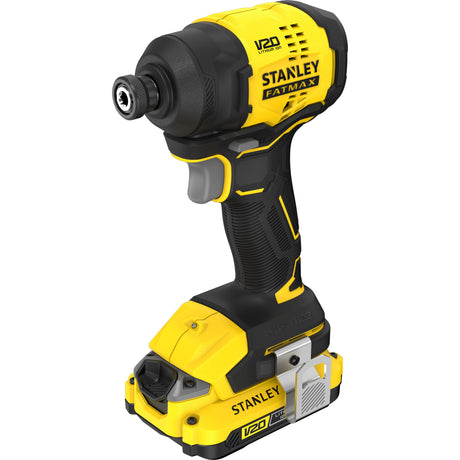 Stanley Fatmax V20 18V Schlagschrauber (schwarz gelb, Akku und Ladegerät inklusive, mit Koffer)