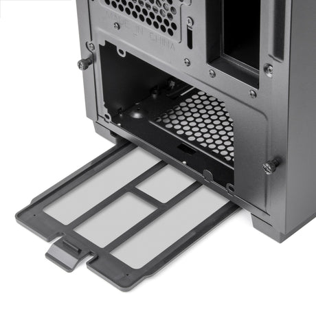 Silverstone CS382 Mini-Tower-Gehäuse (schwarz | 2x USB-A | 1x USB-C)