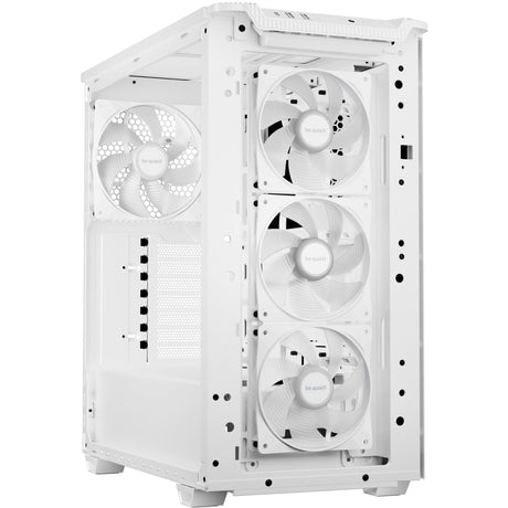 Ruhig sein! Pure Base 501 lx Midi-Tower-Gehäuse (weiß | 2x USB-A | 1x USB-C | RGB | gehärtetes Glas)