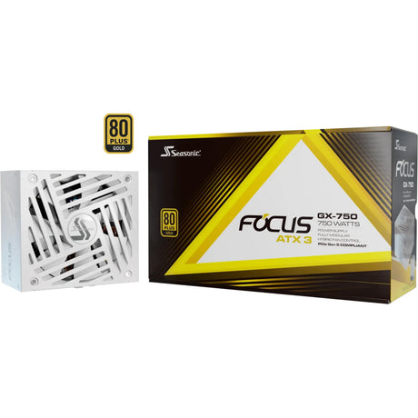 Seasonic Focus-GX-750-V4 ATX3.0 Modulares 750-Watt-Netzteil (weiß, 1x 12VHPWR, 2x PCIe)