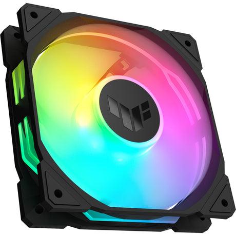 Asus TUF Gaming TR120 ArGB Gehäuselüfter (schwarz, 3 Stück, 120 x 120 x 25 mm)