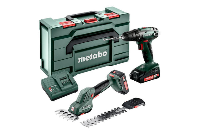 Metabo combo set 18v 2.2.5 (bs 18 + sgs 18 ltx) q 2x2,0ah