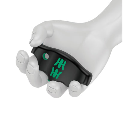 Wera 454 10 hf Set zöllig 1 Winkelschlüsselsatz T-Griff hex-plus (schwarz grün, mit Haltefunktion, Daumen, 10 Stück)
