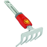 Wolf-garten LJ-M Rechen, Multistern-Handrechen (rot gelb, 8 cm)