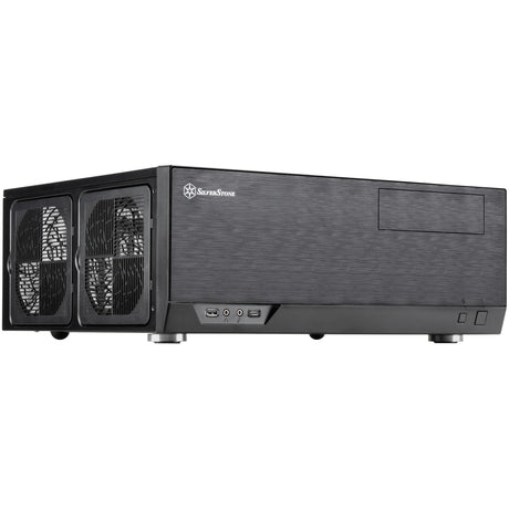 Silverstone SST-GD09B-C HTPC-Gehäuse (schwarz | 1x USB-A | 1x USB-C)