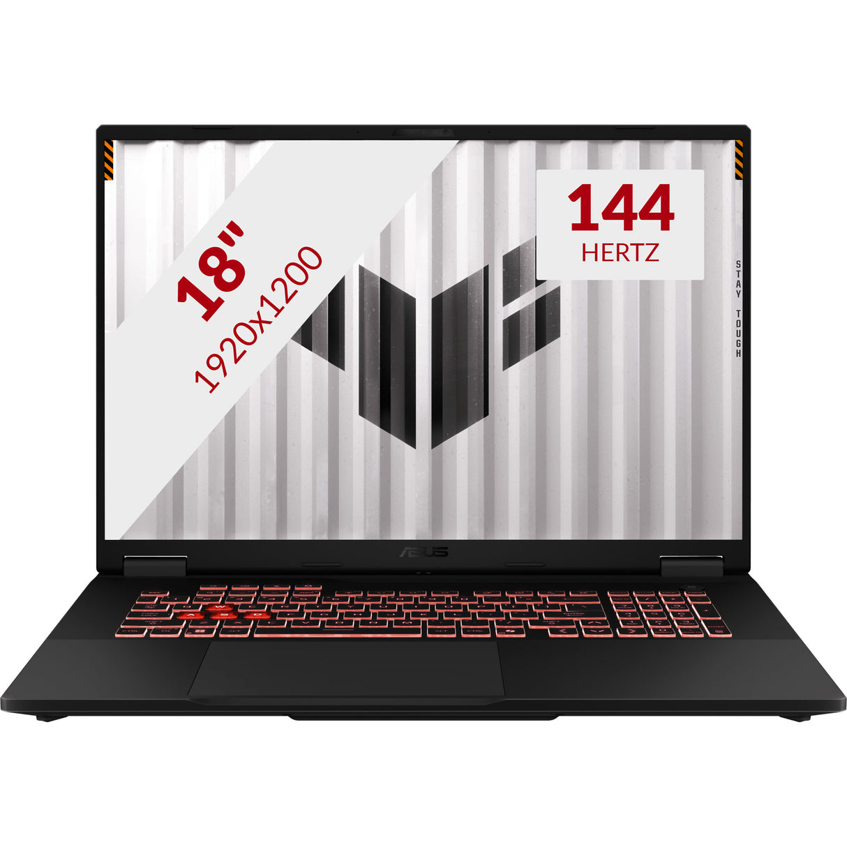 Asus tuf gaming a18 fa808up-s8022w 18 copilot+ gaming laptop (zwart grijs | r7 260 | rtx 5070 | 32 gb | 1 tb ssd)